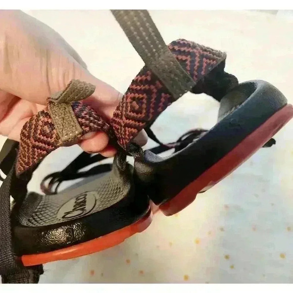 Chacos Sandals Big‎ Kids/Youth Black&Red 3Y - Picture 3 of 4